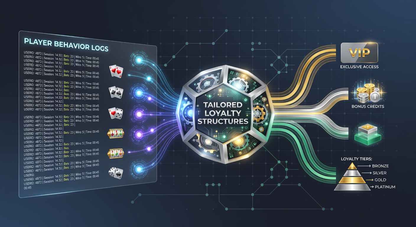 Visualization of player behavior data streams feeding into loyalty program algorithms on digital wagering platforms
