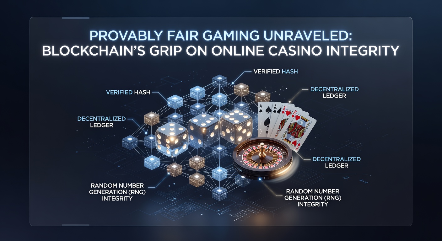 Digital blockchain network overlaying a roulette wheel, symbolizing transparent online casino gaming