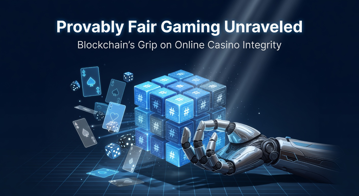 Close-up of blockchain code and cryptographic hashes securing a digital slot machine interface