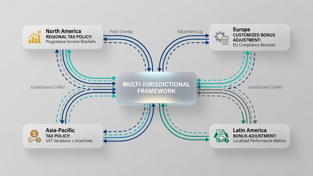 Dashboard view showing regional tax rates mapped against active bonus configurations in a wagering platform
